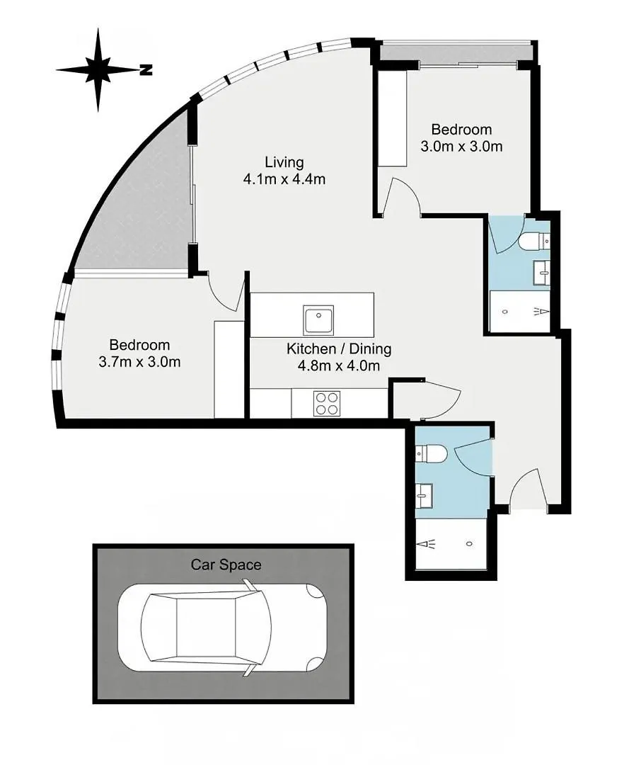 Apartmán Sunset View Resort 2B 2B Apartment, Best Location Brisbane Austrálie